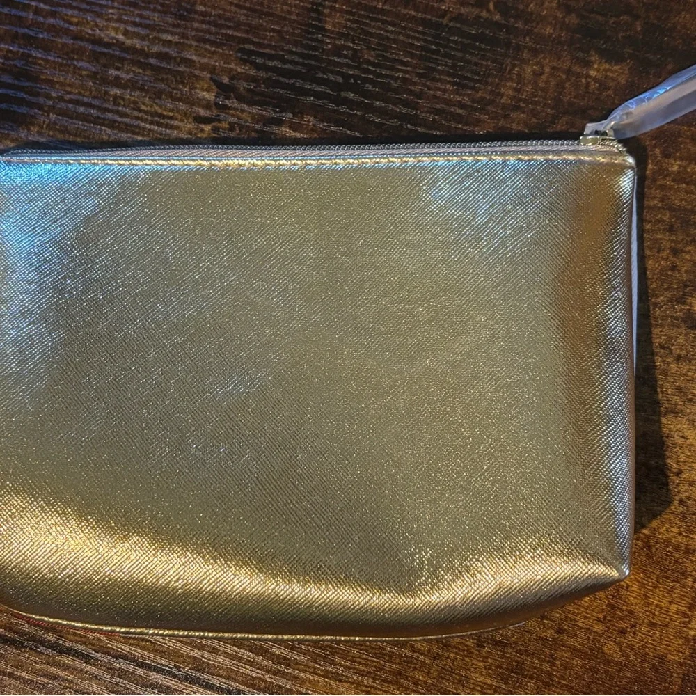 Estee Lauder Fashion Illustration Makeup Pouch - Gold